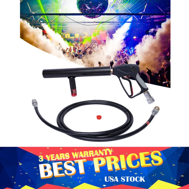Party Cannon CO2 Gun Night Club Bar, DJ Jet Effect Fogger ,Smoke Gun Handheld