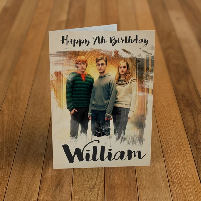 HARRY POTTER PERSONALISED Birthday Card for Daughter Niece