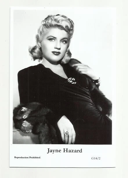 (Bx21) Jayne Hazard Swiftsure Photo Postcard (G14/2) Filmstar Pin Up Glamor