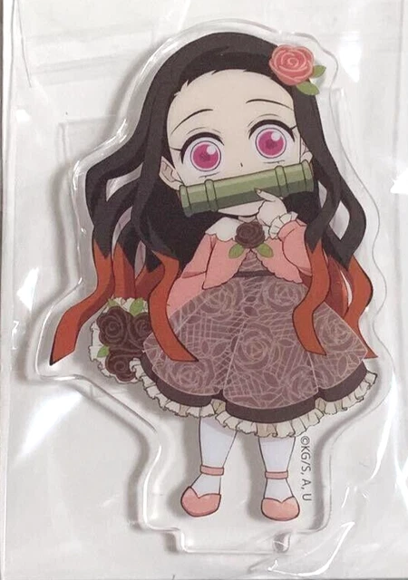 ABYSTYLE Demon Slayer Acrylic Stand Figures Twin Pack - Tanjiro & Nezuko Kamado, Officially Licensed Anime Desktop Decor