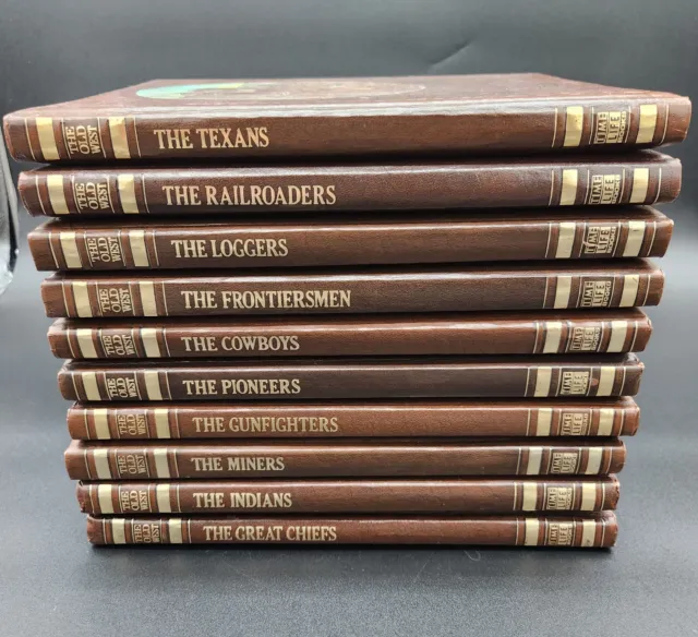 The Old West Time Life Books Leather Hardcover Build Your Own Lot Collection