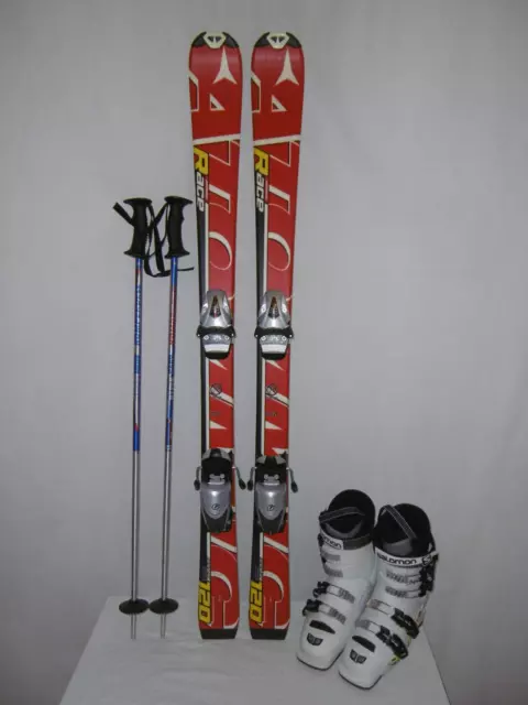 Atomic Ski " Race " Top Junior Allround Carver 120 Cm + Skischuhe Gr:36 Im Set