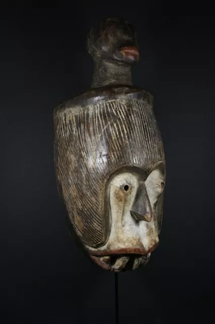 African Okoroshi Face Mask - IGBO tribe, Nigeria, AFRICAN TRIBAL ART PRIMITIF
