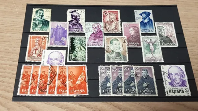 Konvolut / Lot 8 - alte Briefmarken aus Spanien - Espagna Correos