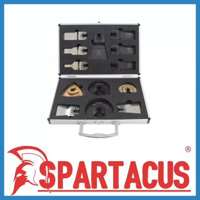 Spartacus 13pc Multi Tool Wood Metal Cutting Blades Set Dewalt Stanley Makita