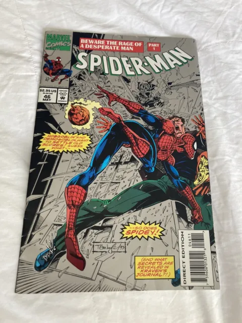 Spider-Man #46 Vintage rare Comic book inherited old collection vintage books