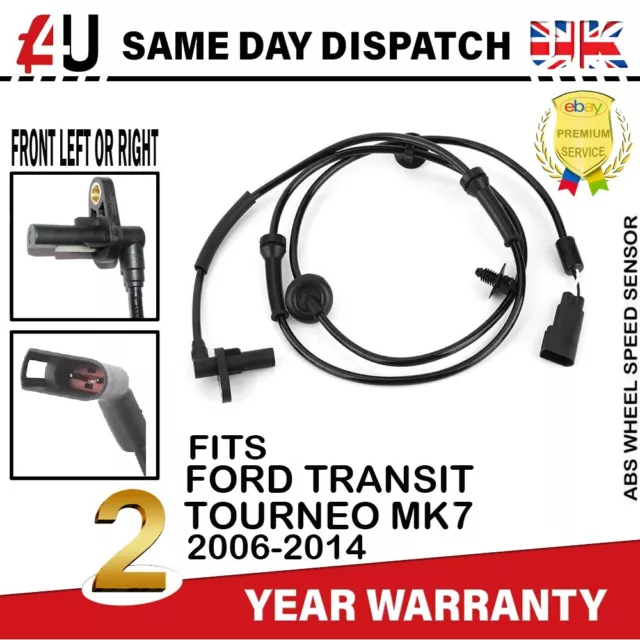 Abs Speed Sensor For Ford Transit Tourneo Mk7 (2006-2014) Front 1785753