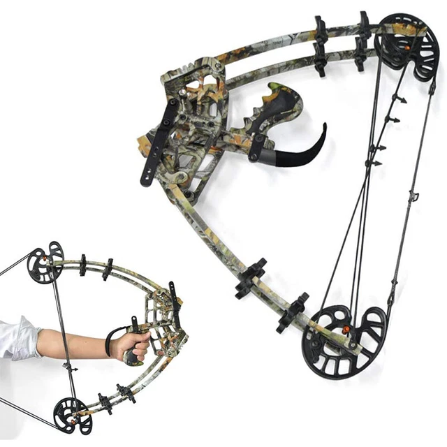 SHARROW Dual-Purpose Compoundbogen Set - Für Pfeile & Stahlkugeln, 40-75lbs Einstellbar