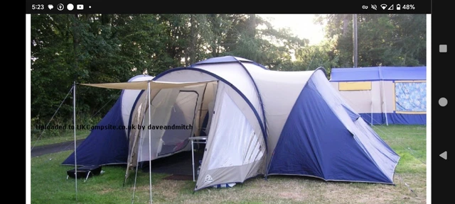 HI GEAR ZENOBIA 6 Eclipse Tent With Hi Gear Zenobia 6 Porch Camping Outdoors 29.00 PicClick UK