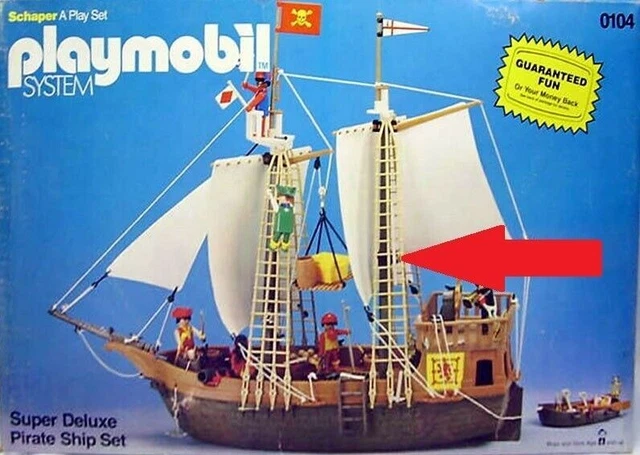 Pirata 3550 Barco Pirata Playmobil 1980 Playmobil Pirates 1990s
