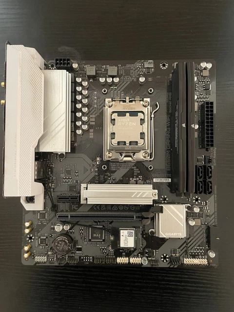 CPU+MOBO+RAM *COMBO* RYZEN 7 7700. Corsair 32gb DDR5. B650m WiFi $450. ...