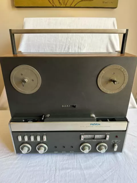 REVOX A77 2 track 3.5 and 7.5 ips tape recorder in wood case Good Working  £425.00 - PicClick UK