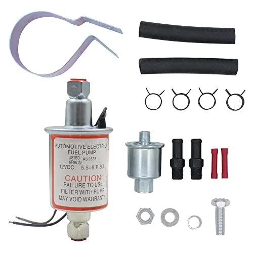 Effoexparts 12V Universal Electric Fuel Pump Low Pressure 5-9 PSI Gas Diesel ...