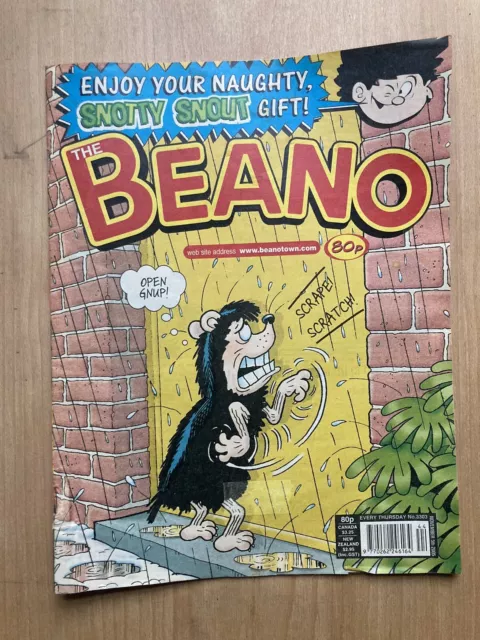 UK Comic Beano Issue 3303 05/11/05 November 5th 2005 Gnasher Locked Out