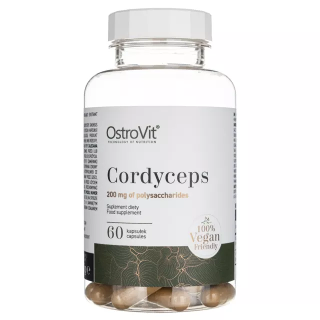 OstroVit Cordyceps 200 mg, 60 capsule