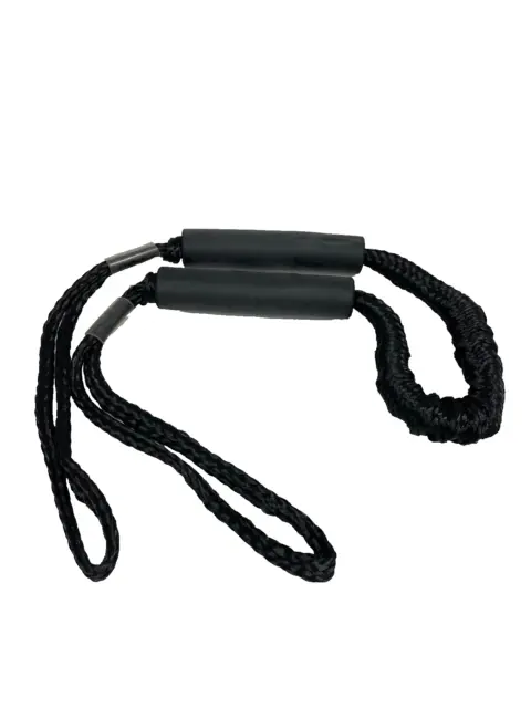 1-Bungee Dock Line Boat Rope Dock Tie Mooring Rope Stretchable Docking 4 FT BLK