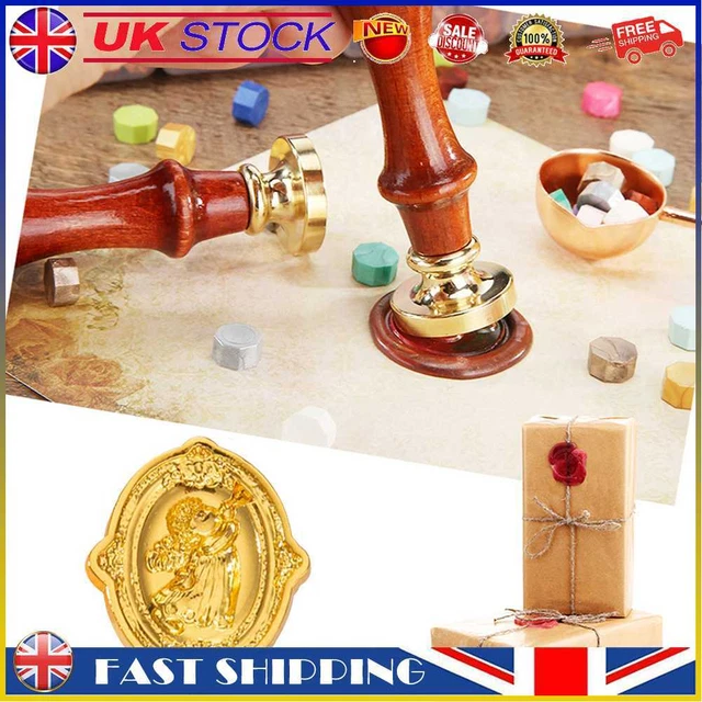 Special-shaped Fire Paint Head Retro 3D Relief Stamps Head for Wedding Card (M)