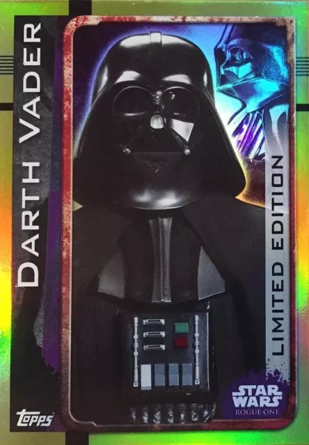 Topps Star Wars Rogue One - LEMPA Darth Vader Limited Edition Karte