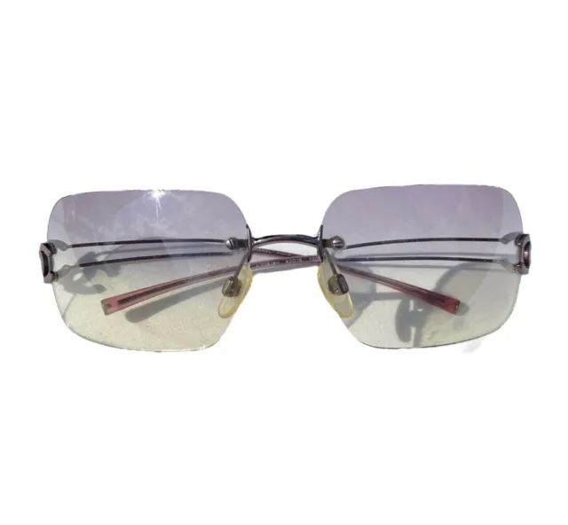 chanel vintage sunglasses rimless