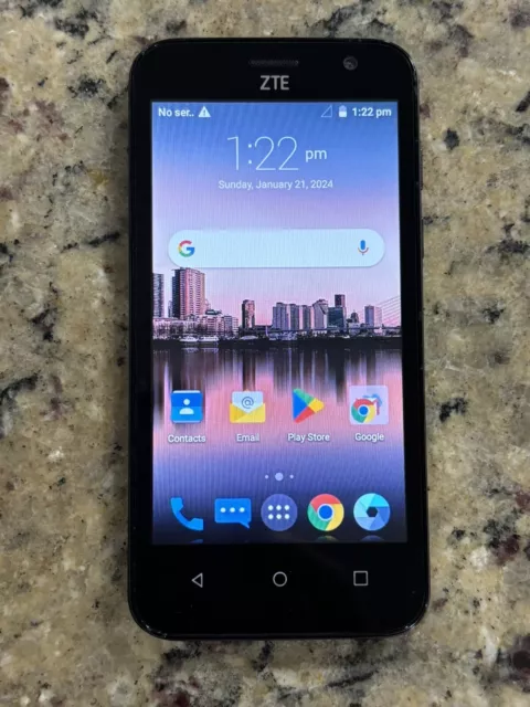 ZTE Maven Z812 (AT&T) Smartphone 4G LTE GSM- Gray, 8GB