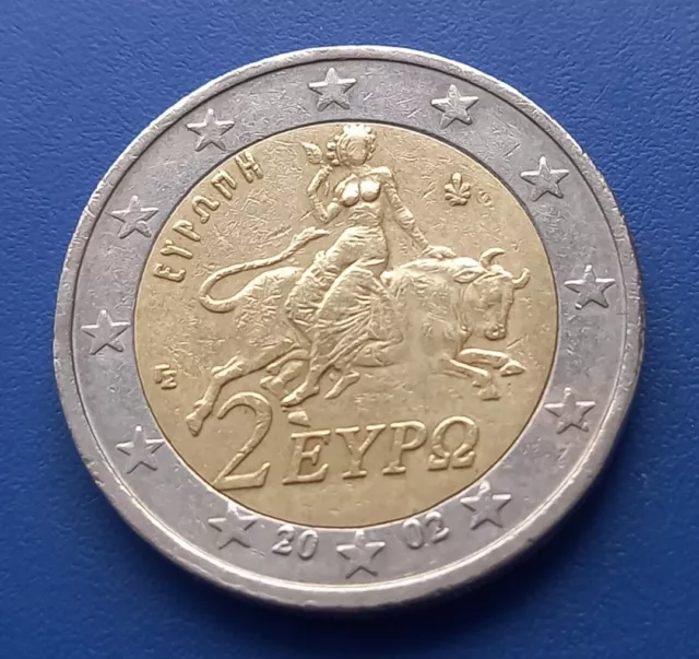 2 Euro Kursmünze Griechenland 2002