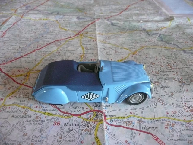 Citroën 2 CV Barbot Yacco 1953 Norev ligne noire série limitée complète avec boîte | Rakuten