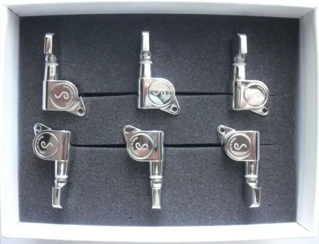 Schaller M6 Tuners (135 Grad) Mechaniken 6 links Chrome