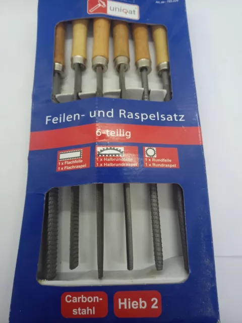 uniQat Feilen- und Raspelsatz 6-tlg.