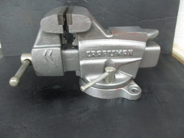 Craftsman 391.5180 Bench Vise Swivel 3-1/2" Made in Japan Cleaned & Painted