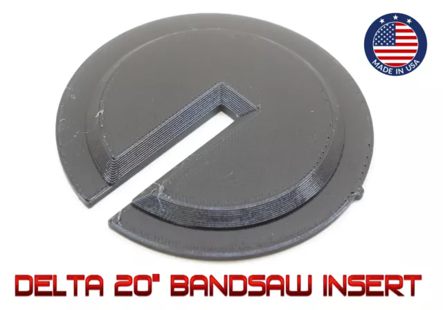 Bandsaw Table Insert Plate for Delta Rockwell Milwaukee 20 inch Throat plate 20"
