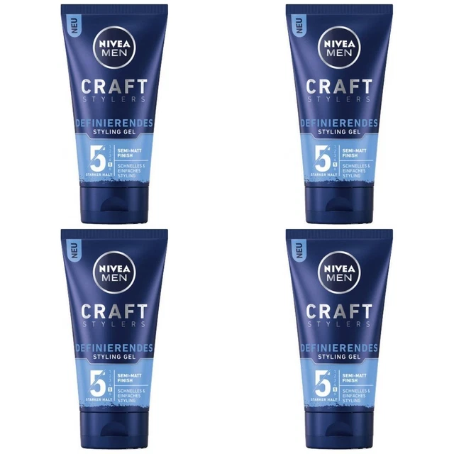 38,85EUR/1l 4 x Nivea Hombre 150ml Acabado Semi-Mate Estilo Gel Pelo Pelo Pelo Gel