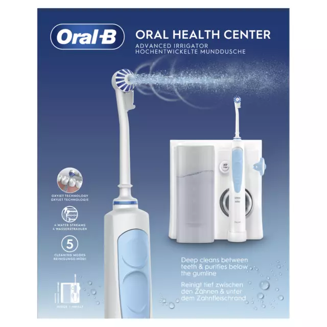 Oral-B Health Center Idropulsore Oxyjet Braun Pulizia Totale