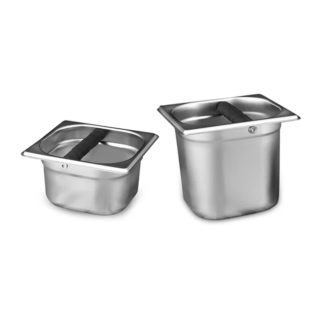 FR Stainless Steel Coffee Powder Residue Knock Box Coffee Grounds Recycling Buck