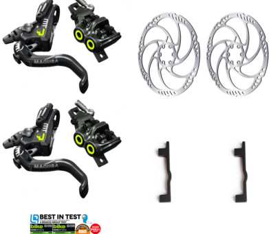 MAGURA MT7 PRO HC 1 Finger NOBLE BLACK EDITION FRONT + REAR 1 Pair 