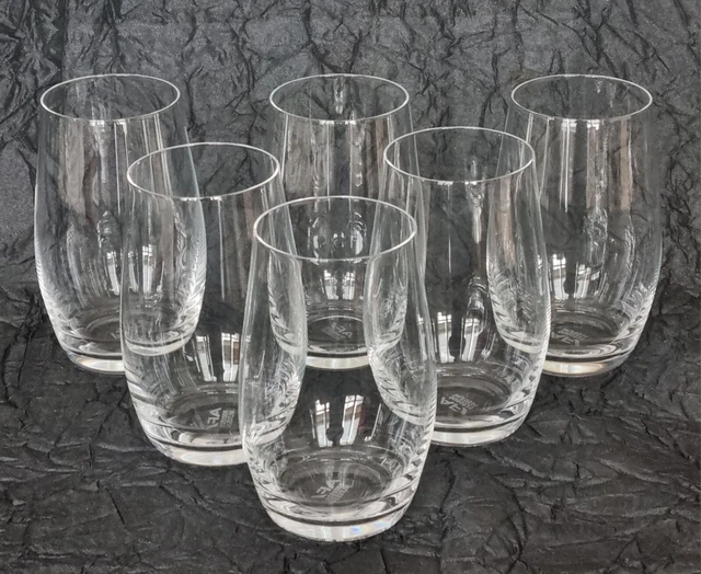 Air France : 6 verres à eau, design Jean-Marie Massaud
