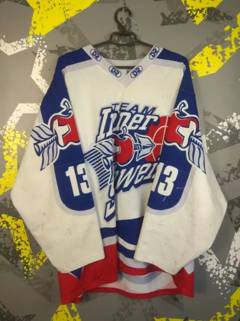 Team Inner Schweiz Jersey Hockey Shirt #13 Polyester Trikot Mens Size 2XL ig93