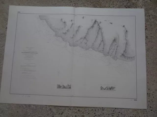 CARTE MARINE De la rivière Vavii à la pointe Arupa Tahiti - presqu'île Taiarapu