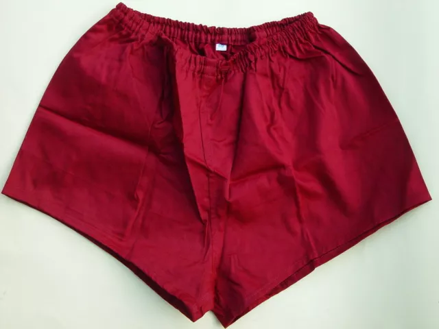 DDR Herren Sporthose Turnhose weinrot, Größe 6 / 50, ungetragen Vintage NVA Vopo