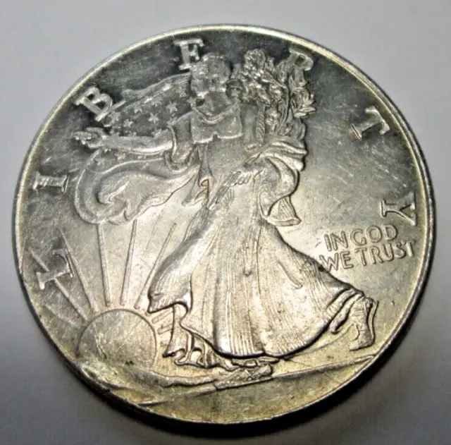 Silver Trade Unit APM Liberty & Balance 1 oz .999 Silver Round Coin