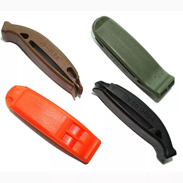 Tactical Military Double Frequency Emergency Survival Whistle Outdoor Supply 3