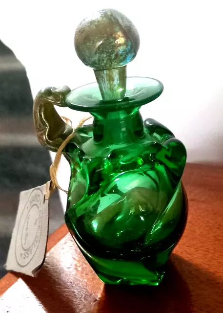 PATRICK STERN ART Glass perfume bottle, signed Quality Item 'Art ...