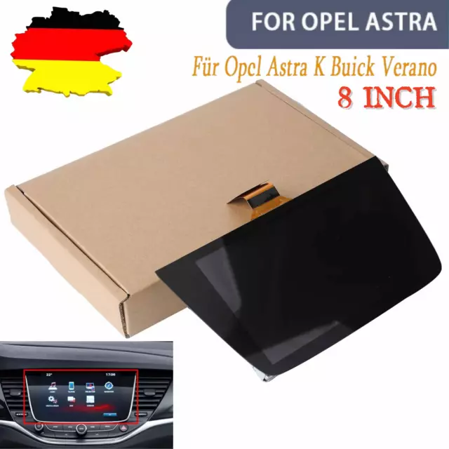 LCD Touchscreen Display für Opel / Vauxhall Astra K DVD LQ080Y5DZ06 LQ080Y5DZ10