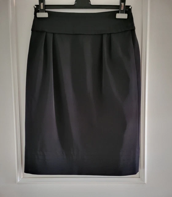 Haut Court Alberta Ferretti Philosophy - Soie Et Coton Noir - Taille 4 (12 US) - Neuf étiqueté