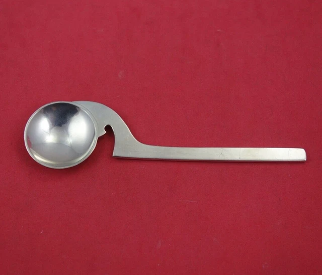 Pattern Unknown by Unknown Sterling Silver Bar Spoon K. Lundry 5 1/2"