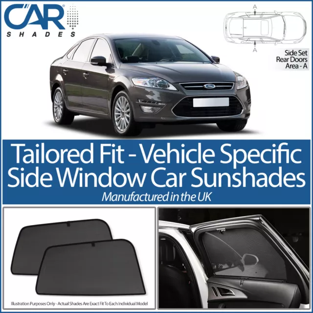 Ford Mondeo 5 Door 2007-14 Car Shades Uk Tailored Uv Side Window Sun Blinds Mpv