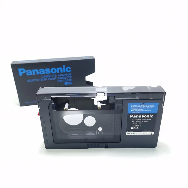 PANASONIC VWTCA7E MOTORISED Tape Cassette Adaptor SVHSC VHSC to VHS