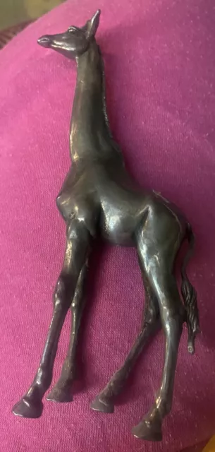 Sterling Silver Giraffe Figurine