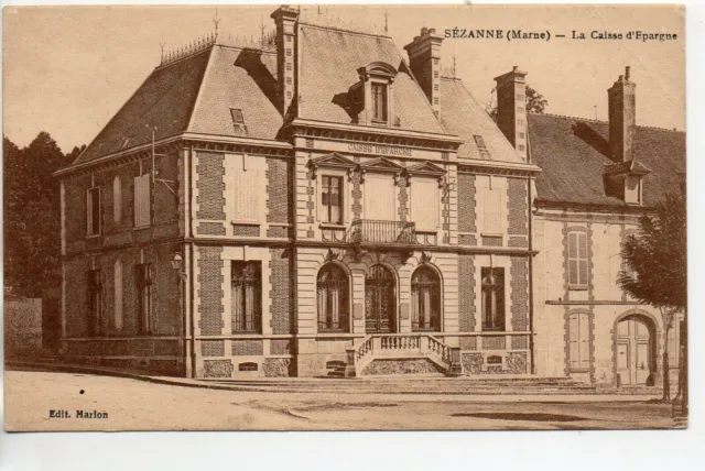 SEZANNE - Marne - CPA 51 - la caisse d' Epargne 6