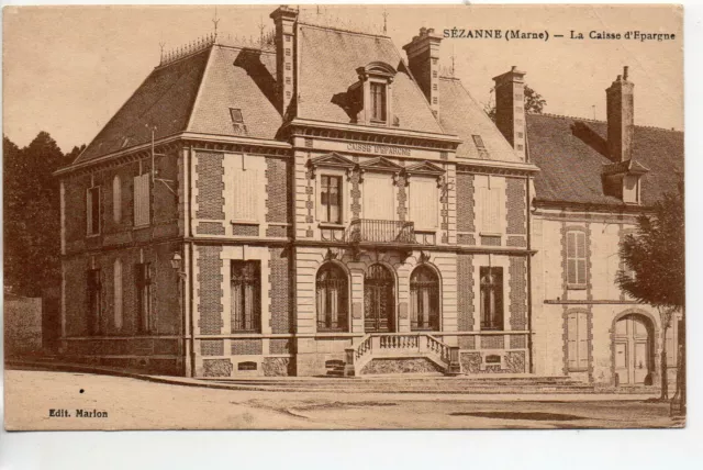 SEZANNE - Marne - CPA 51 - la caisse d' Epargne 6