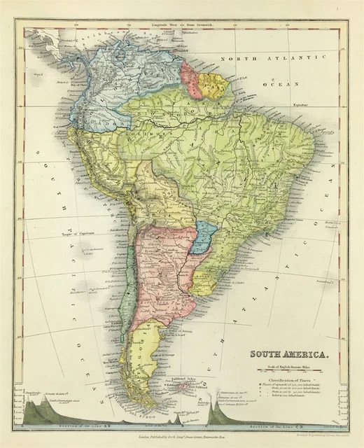 MAP SOUTH AMERICA Mountain Ranges - Map South America Mountain Ranges Height Orr.webp